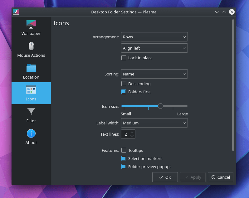 Kde Neon 桌面圖标